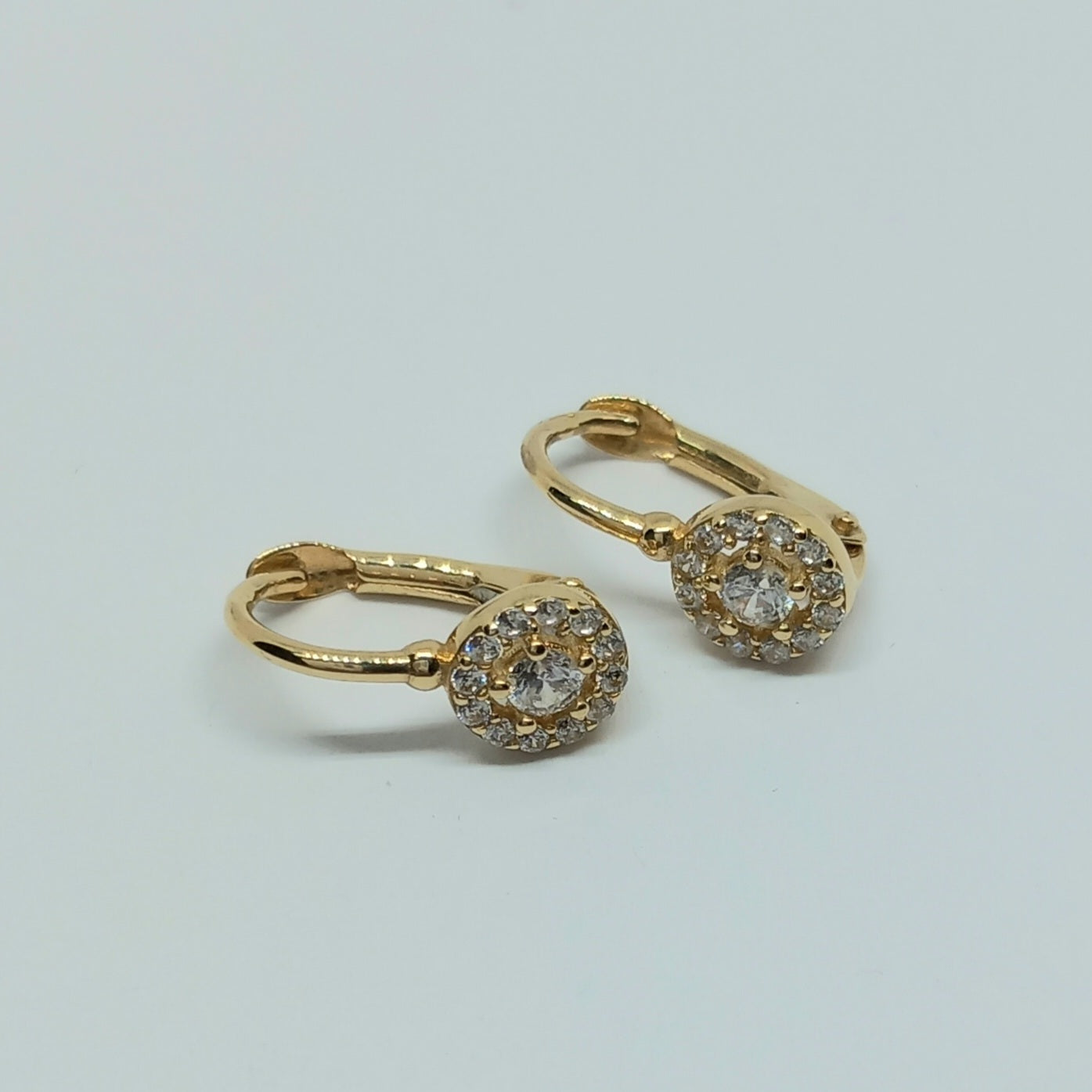 Zlaté náušnice visací dětské