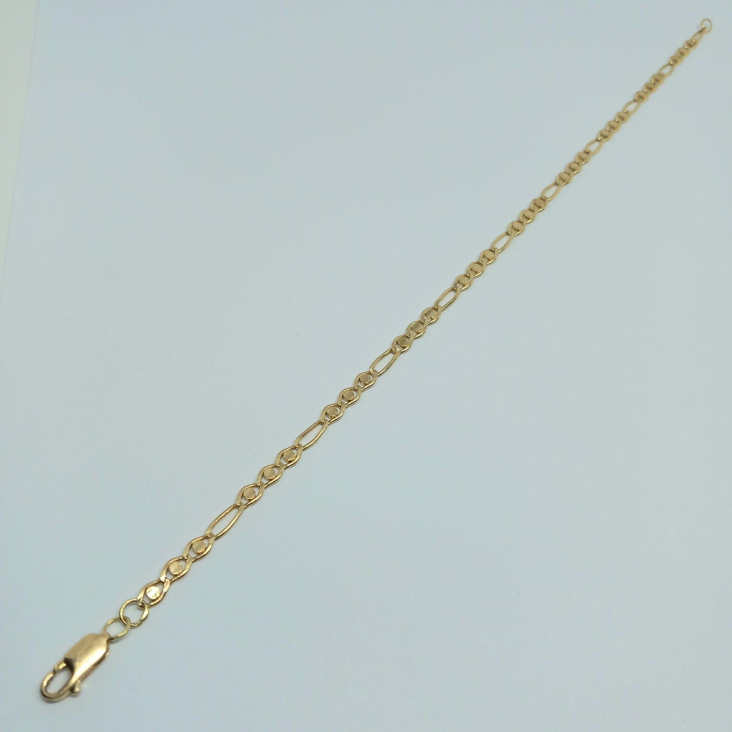 Zlatý náramek 14K 585/1000 - zlato žluté - použité - 22,5cm