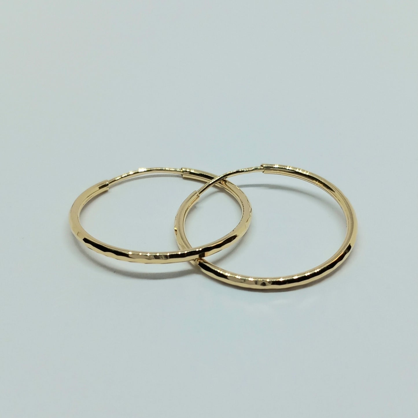 Zlaté náušnice 14k 585/1000 kruhy - zlato žluté - nové