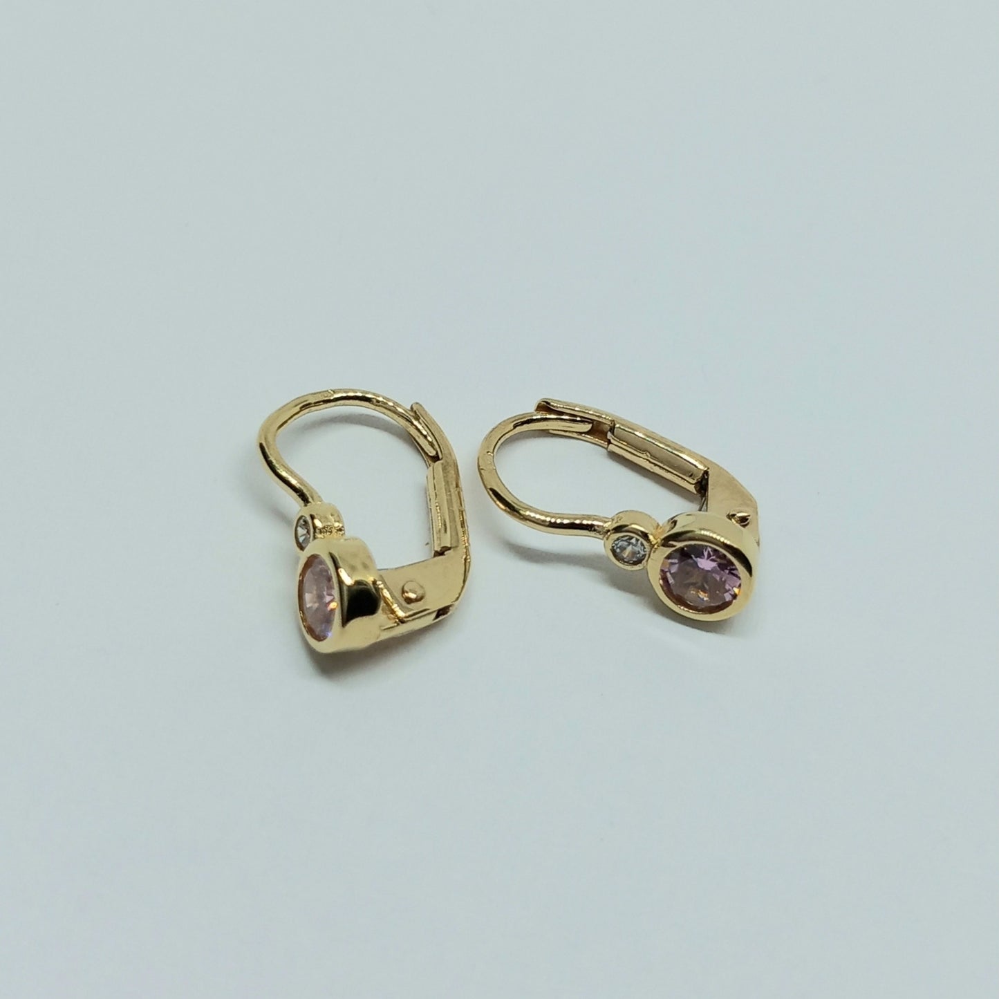 Zlaté náušnice 14k 585/1000 visací - dětské - zlato žluté - jako nové