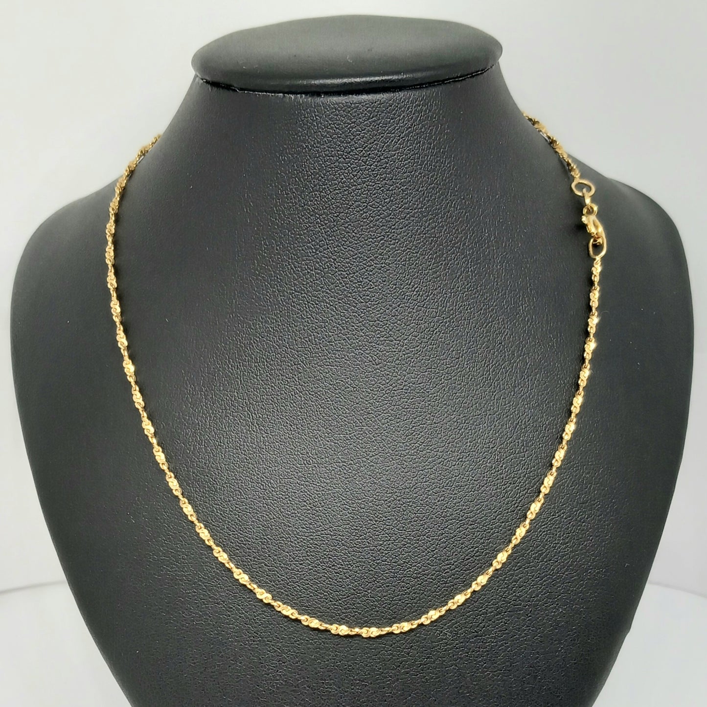 Zlatý řetěz 14k 585/1000 Singapur - zlato žluté - použité - 48,5cm