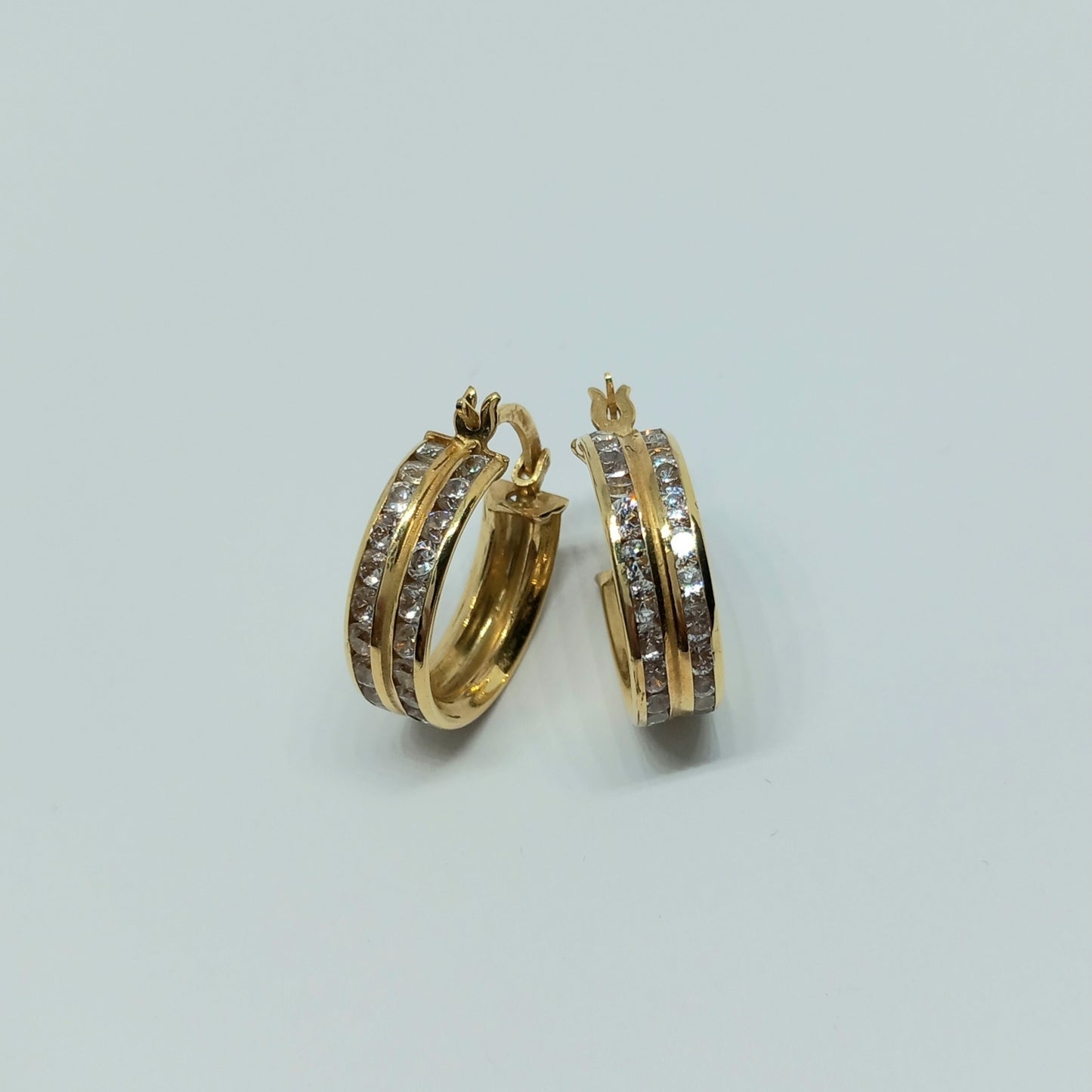 Zlaté náušnice 14k 585/1000 Kruhy - zlato žluté - nové