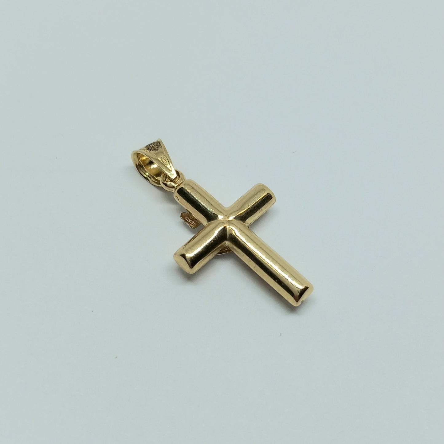 Zlatý přívěšek 14k 585/1000 Kříž - zlaté žluté a bílé - nové
