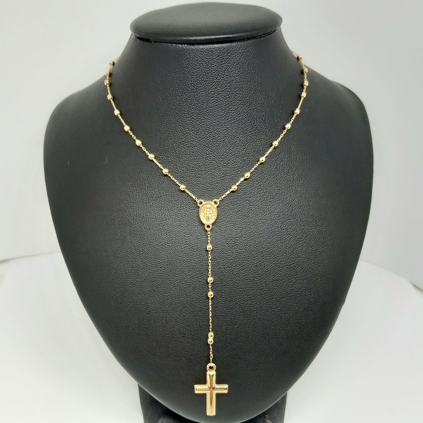 Zlatý řetěz 14k 585/1000 Růženec - zlato žluté - nové - 51cm