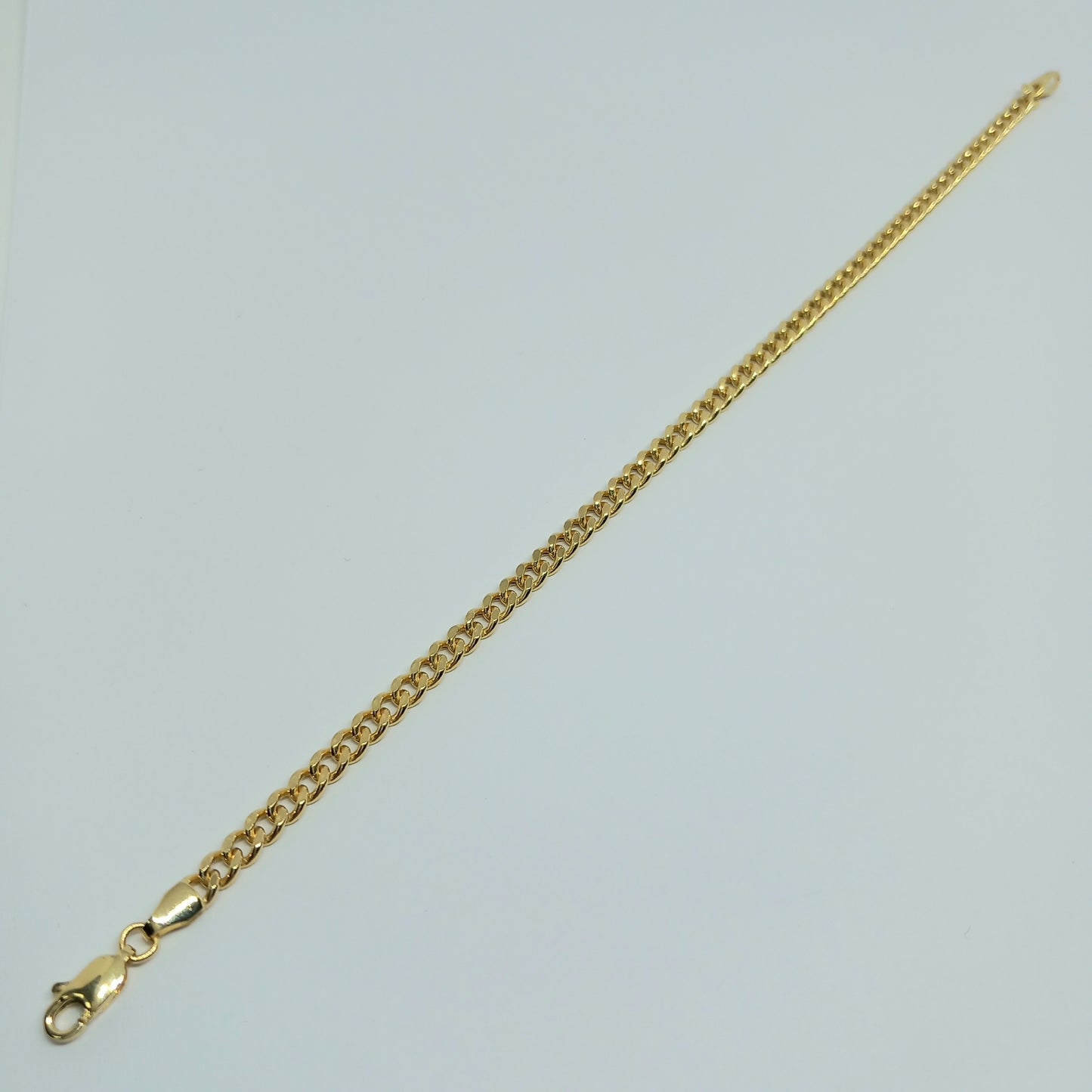 Zlatý náramek 14k 585/1000 - zlato žluté - nové - 21,5cm