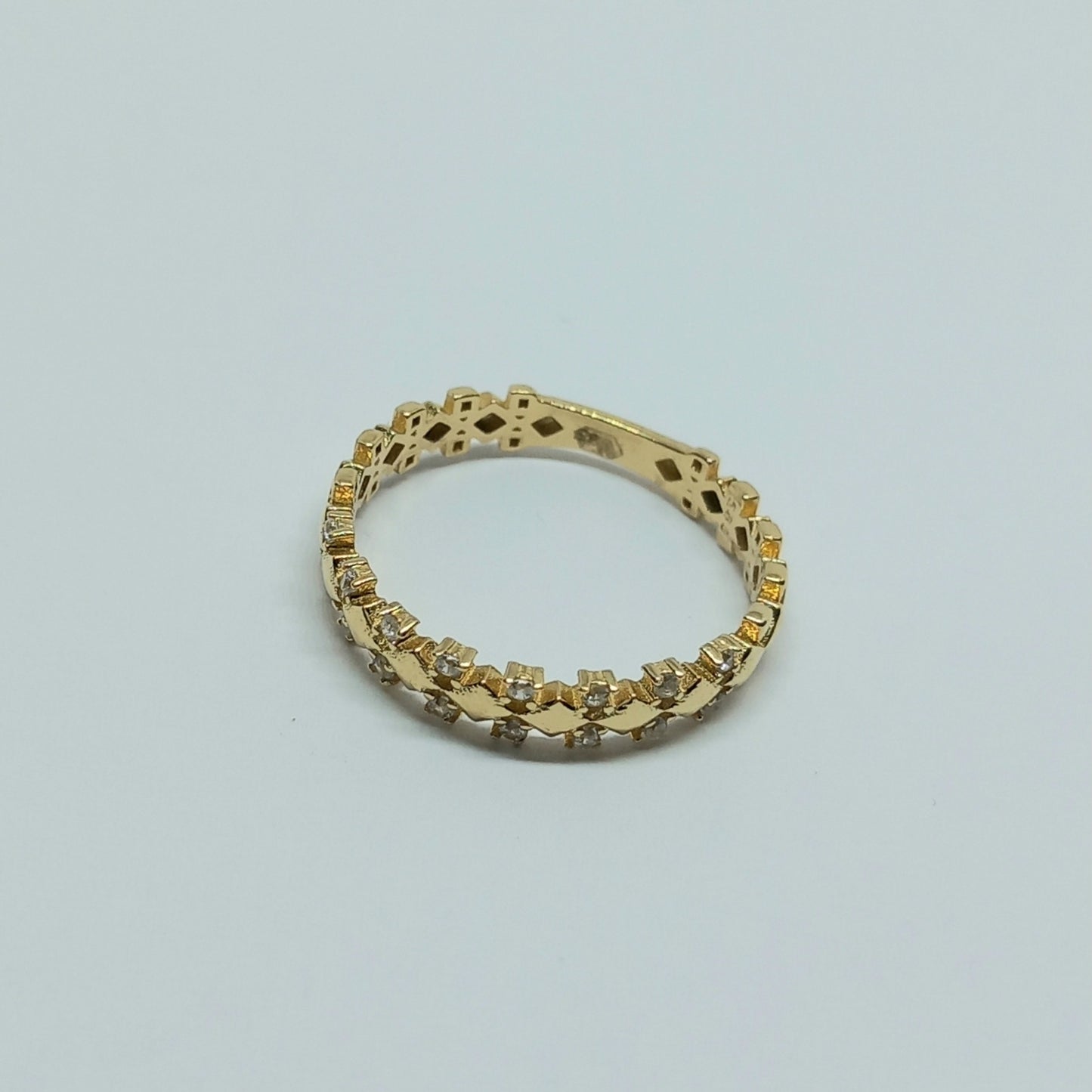 Zlatý prsten 14k 585/1000 - zlato žluté - nové - vel. 53