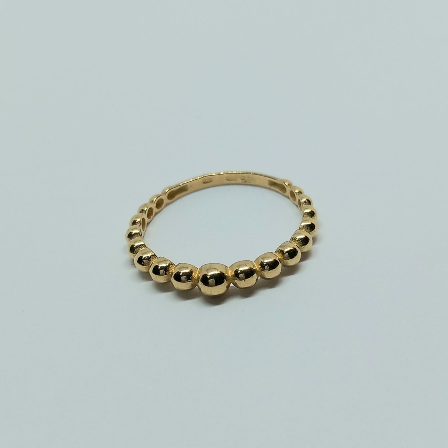 Zlatý prsten 14k 585/1000 - zlato žluté - nové - vel. 56
