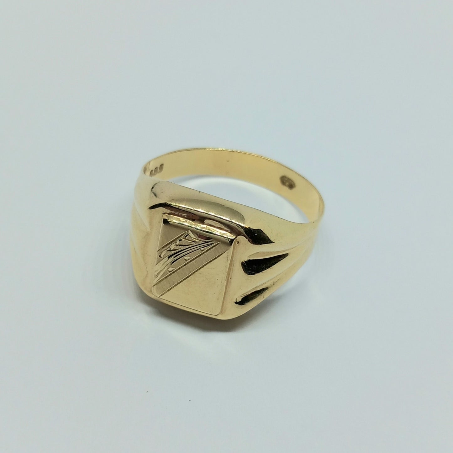 Zlatý prsten 14k 585/1000 - zlato žluté - nové - vel. 68