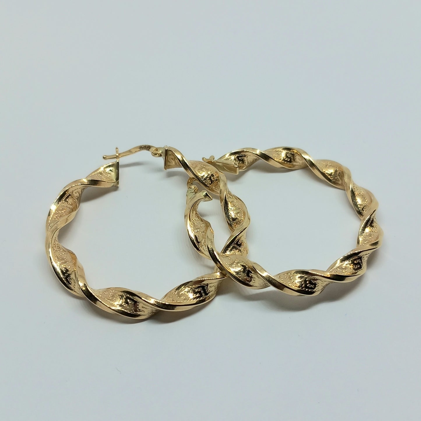 Zlaté náušnice 14k 585/1000 Kruhy - zlato žluté - nové