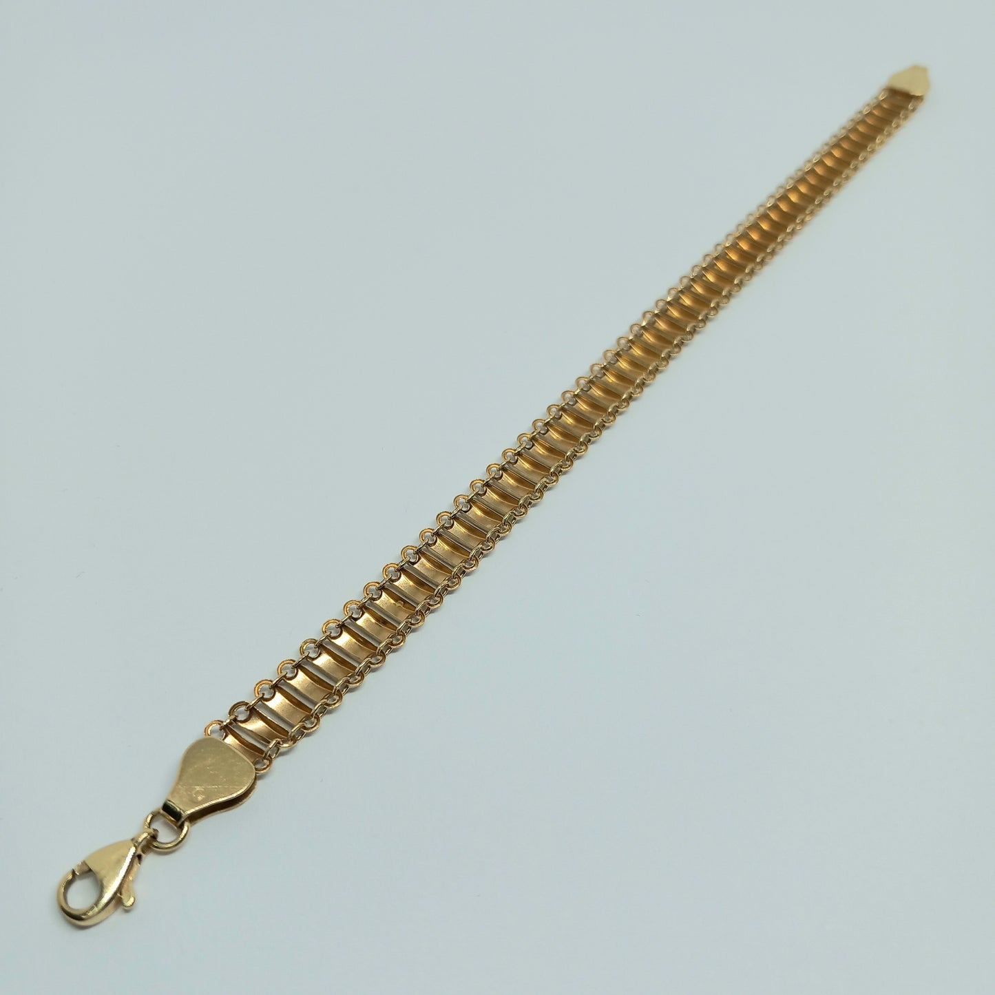 Zlatý náramek 14k 585/1000 - zlato žluté - použité - 18cm