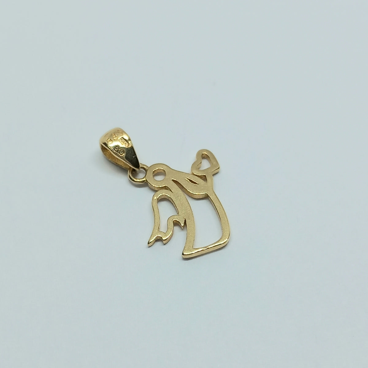 Přívěšek ze žlutého zlata 14k . Andělíček . 0,73g . stav A1
