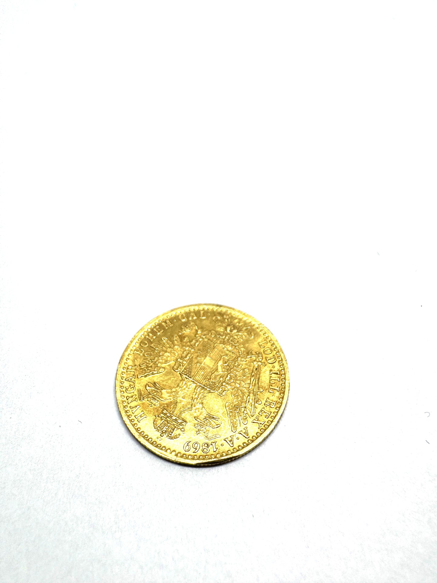 Zlatý dukát FRANC JOSEPH I 1869 A