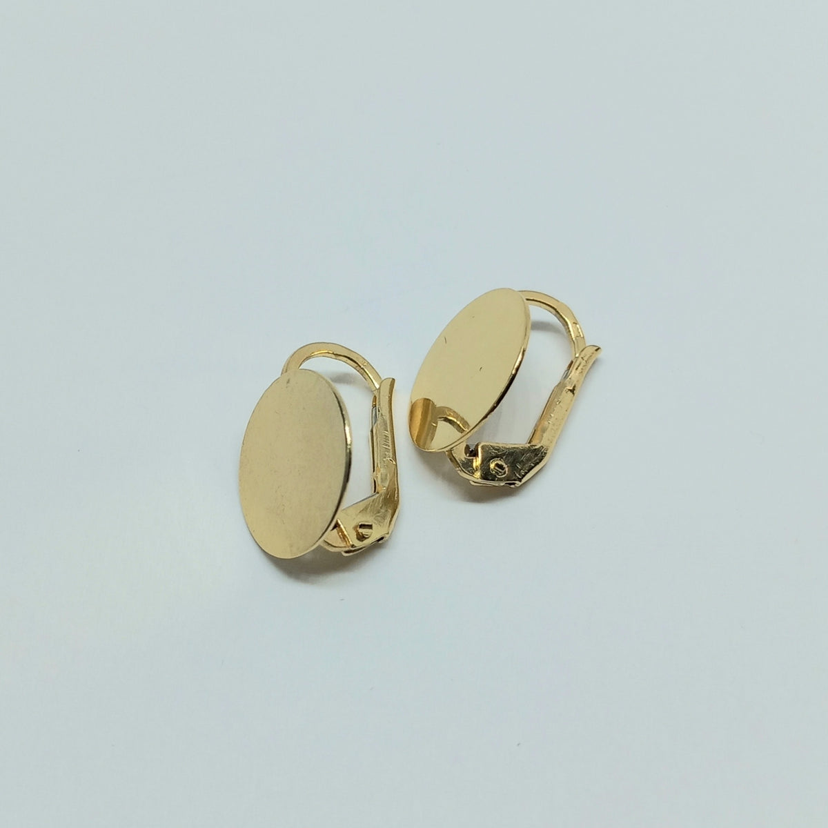 Náušnice ze žlutého zlata 14k . Visací . 1,92g . stav A1