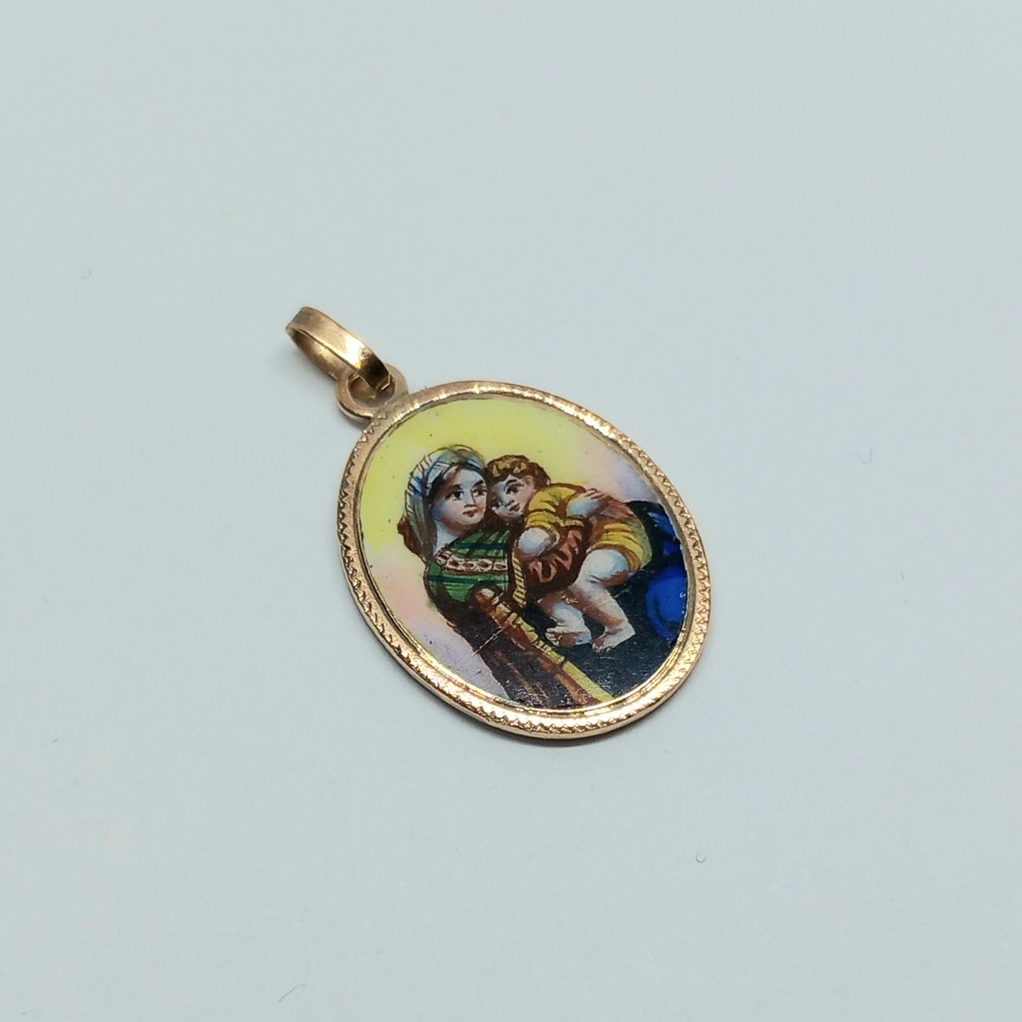 Zlatý přívěšek 14k 585/1000 Madonka - zlato žluté - použité