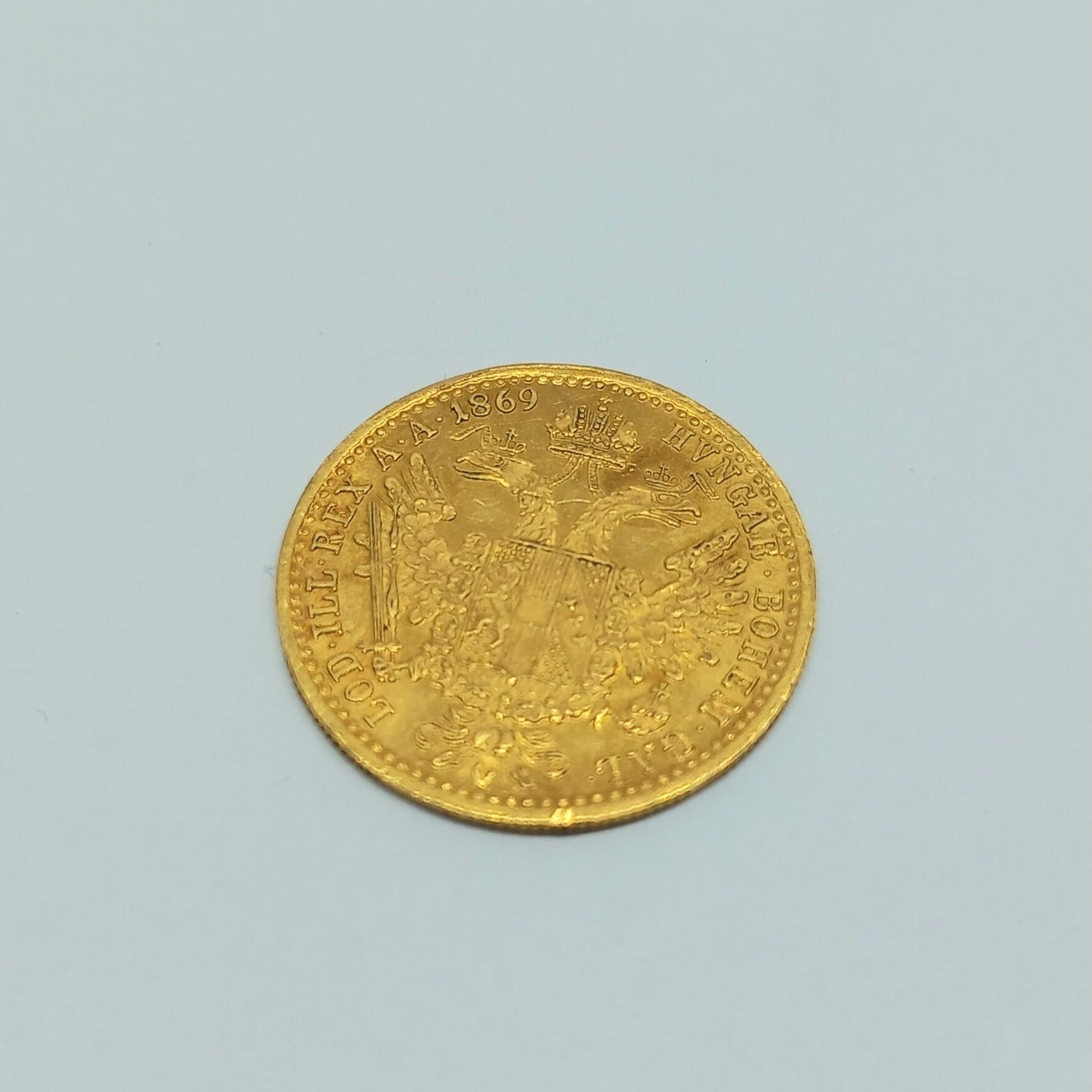 Zlatý dukát FRANC JOSEPH I 1869 A