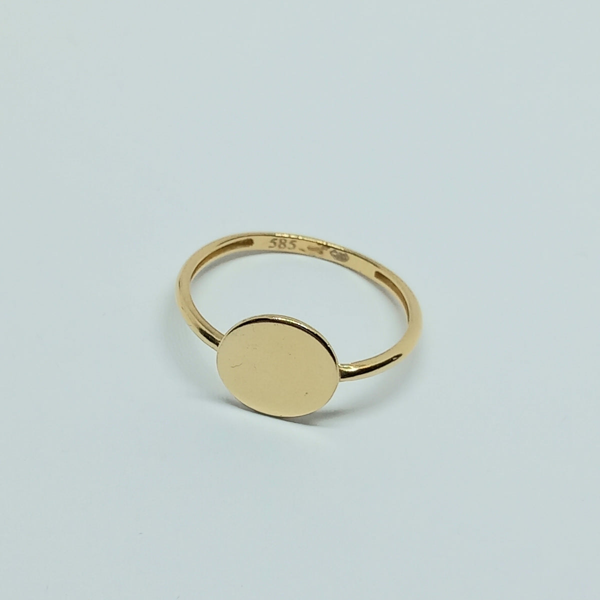Dámský prsten ze žlutého zlata 14k . vel. 56 . 1,39g . stav A1