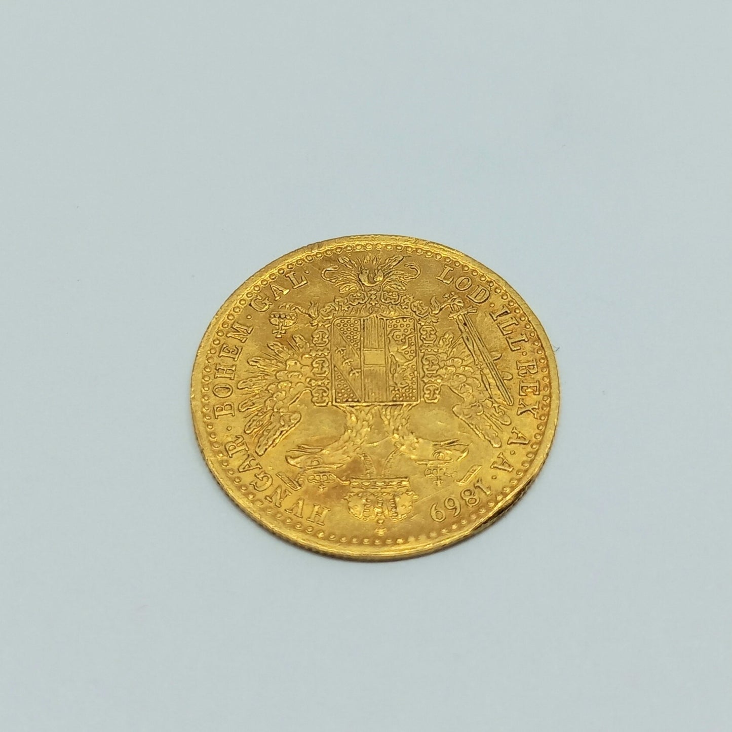 Zlatý dukát FRANC JOSEPH I 1869 A