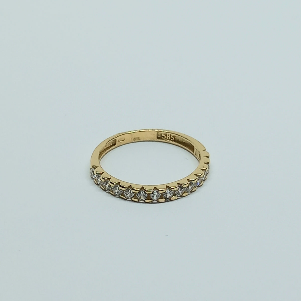 Dámský prsten ze žlutého zlata 14k . vel. 50 . 1,24g . stav A1