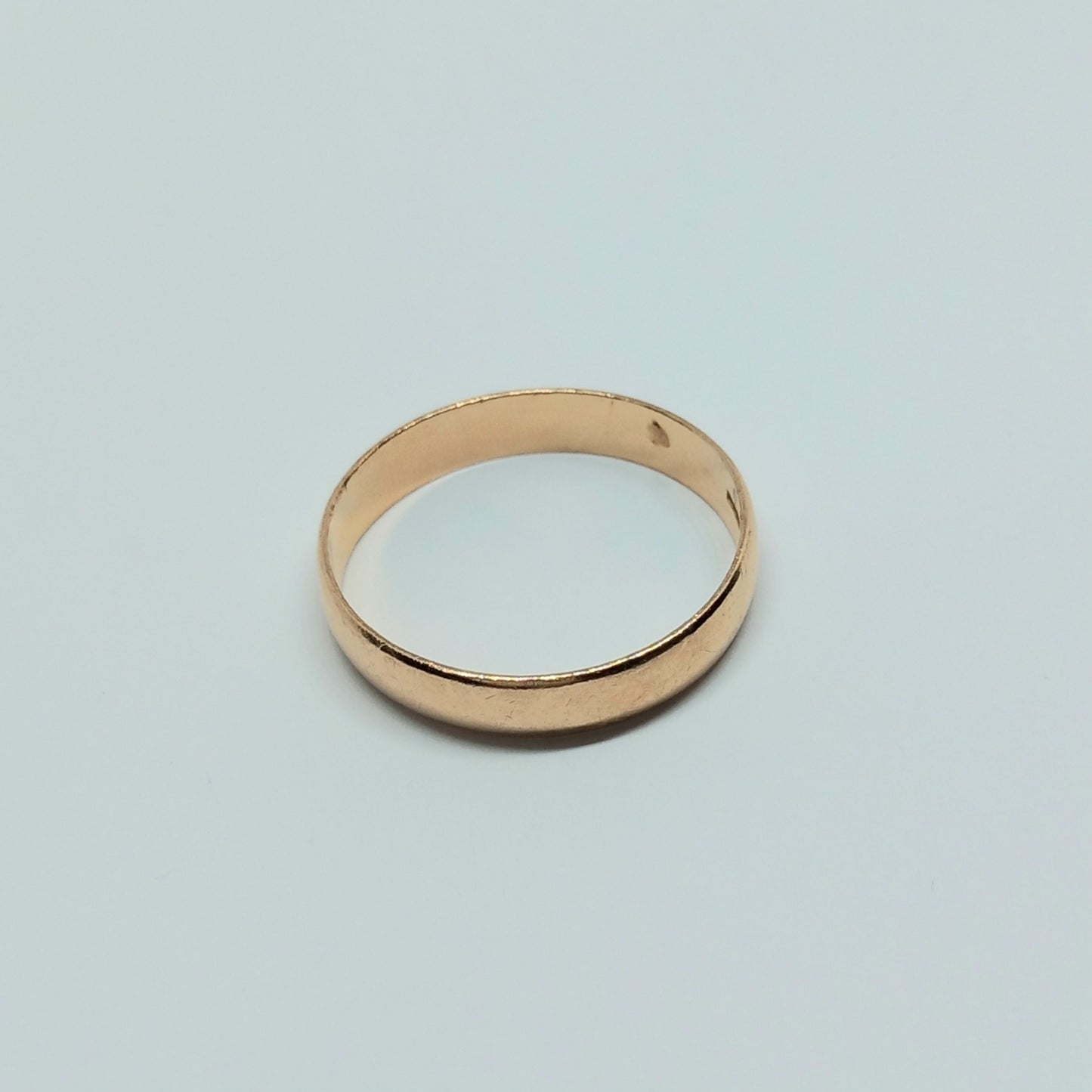 Zlatý prsten 14k 585/1000 snubní - zlato růžové - použité - vel. 61