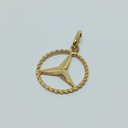 Zlatý přívěšek Mercedes