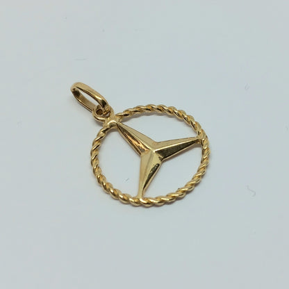 Zlatý přívěšek Mercedes
