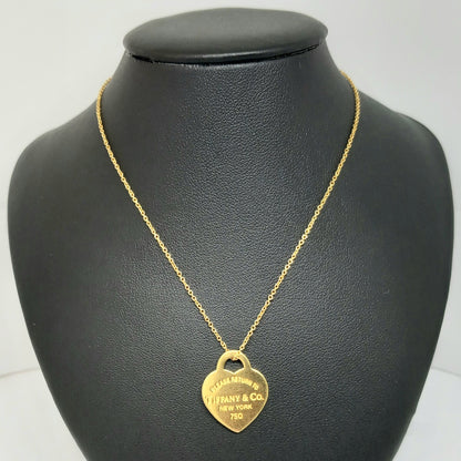 Zlatý řetěz s přívěškem Tiffany