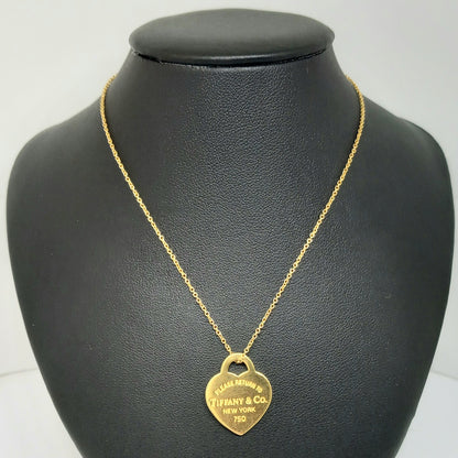 Zlatý řetěz s přívěškem Tiffany