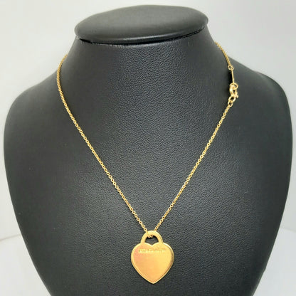Zlatý řetěz s přívěškem Tiffany