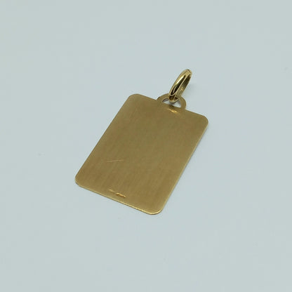 Zlatý přívěšek Placka