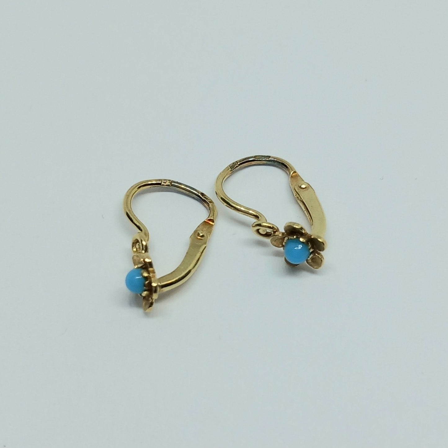 Zlaté náušnice visací dětské