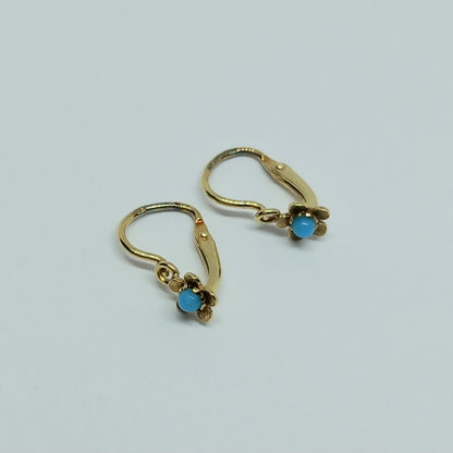 Zlaté náušnice visací dětské