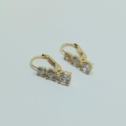 Zlaté náušnice visací