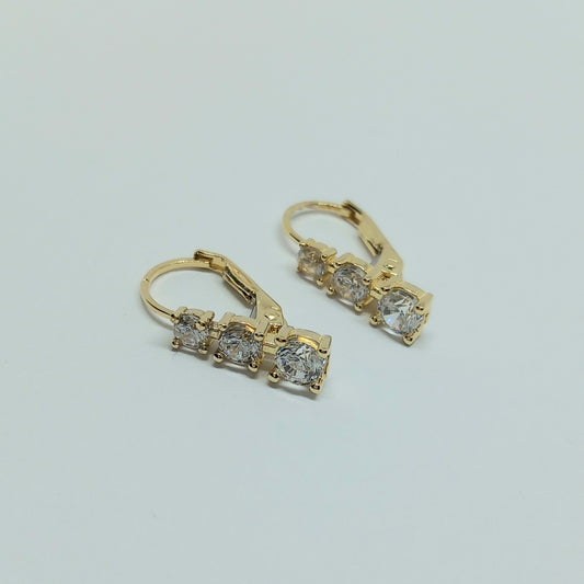 Zlaté náušnice visací