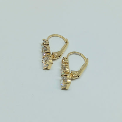 Zlaté náušnice visací