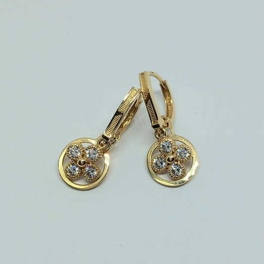 Zlaté náušnice visací