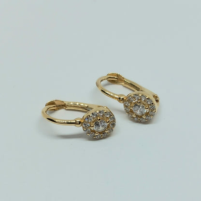 Zlaté náušnice visací dětské