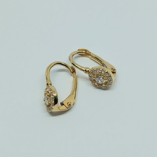 Zlaté náušnice visací dětské