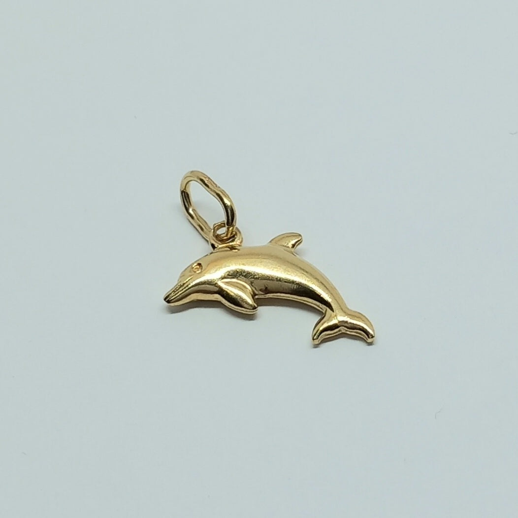 Zlatý přívěšek 14K 585/1000 Delfín - zlato žluté - použité