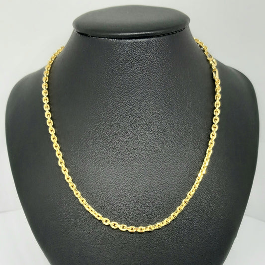 Zlatý řetěz 14K 585/1000 - zlato žluté - nové - 55cm