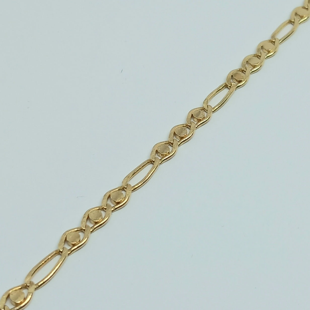 Zlatý náramek 14K 585/1000 - zlato žluté - použité - 22,5cm