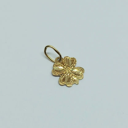 Zlatý přívěšek 14K 585/1000 Čtyřlístek - zlato žluté - použité