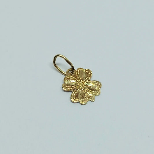 Zlatý přívěšek 14K 585/1000 Čtyřlístek - zlato žluté - použité