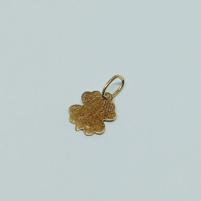 Zlatý přívěšek 14K 585/1000 Čtyřlístek - zlato žluté - použité