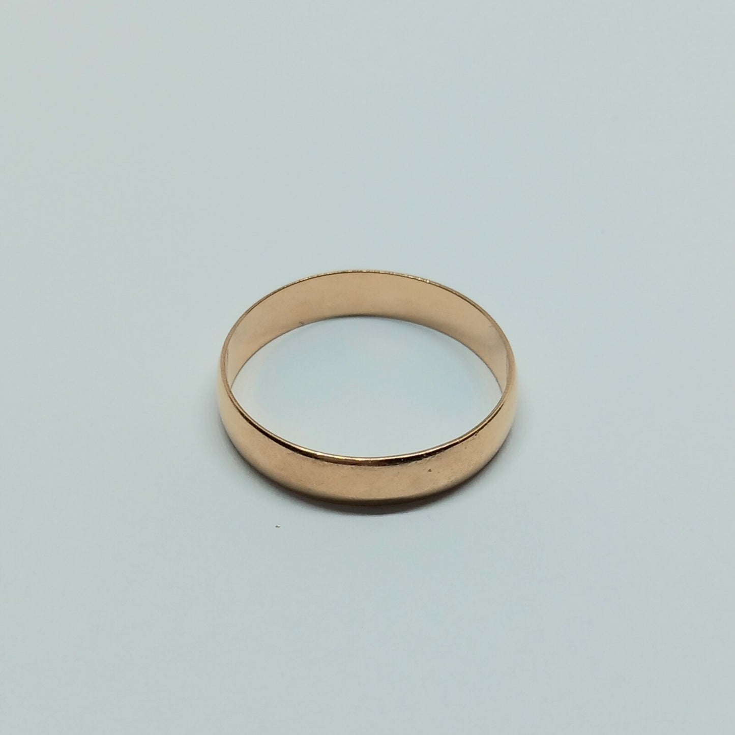 Zlatý prsten 14K 585/1000 snubní - zlato červené -použité - vel. 58