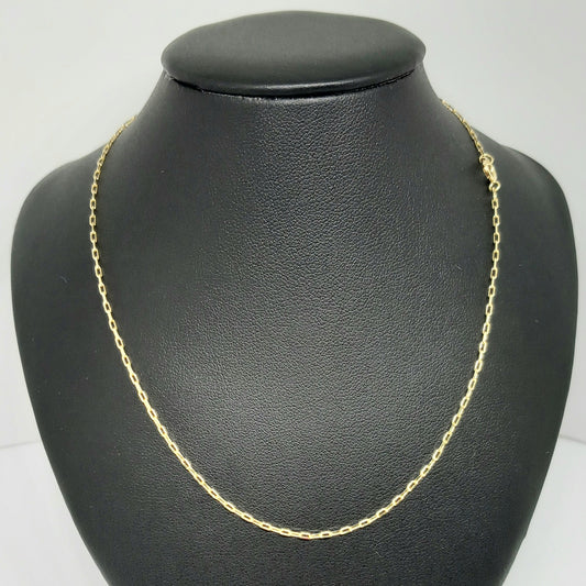 Zlatý řetěz 14k 585/1000 - zlato žluté - jako nové - 38cm