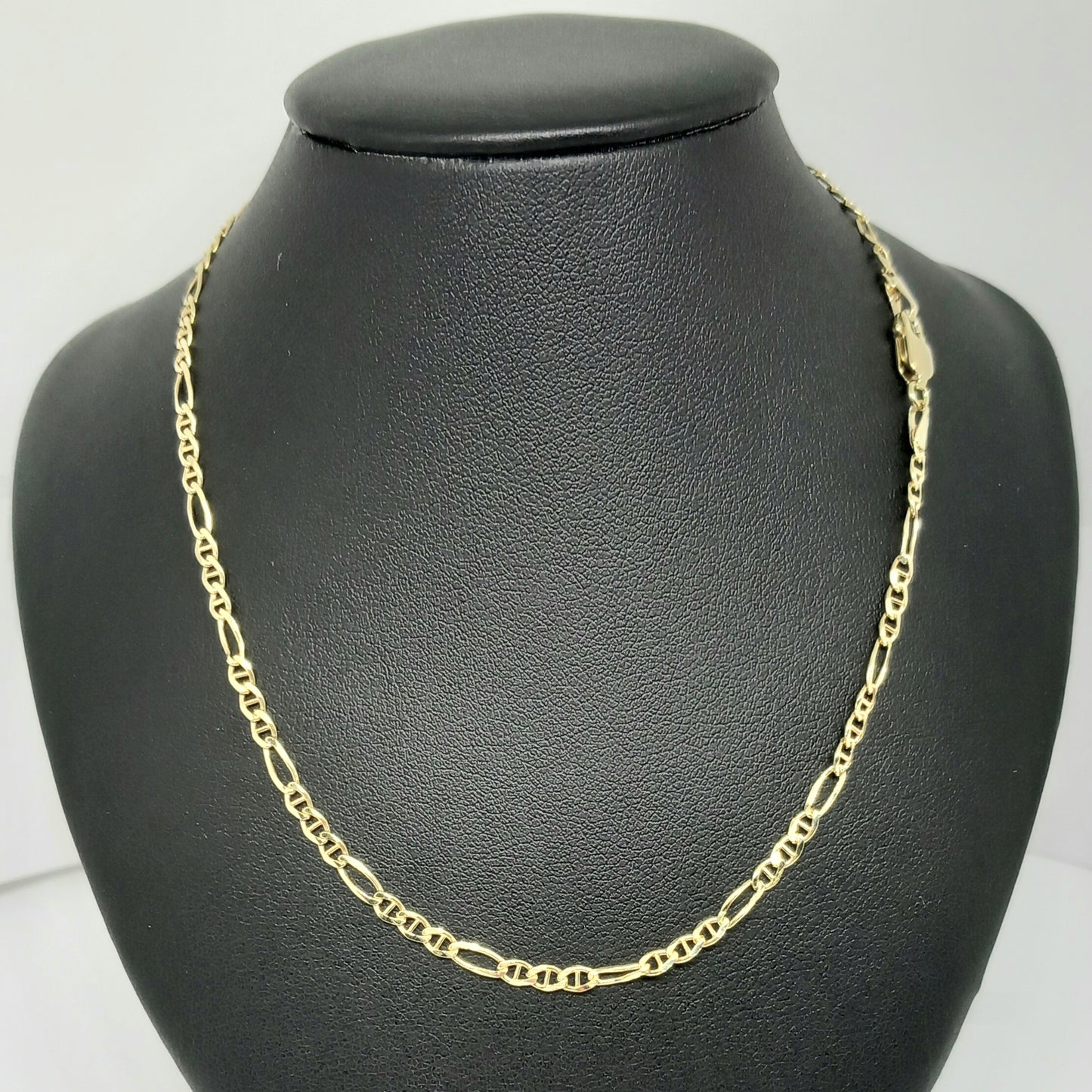 Zlatý řetěz 14k 585/1000 Figaro - zlato žluté - použité - 45cm