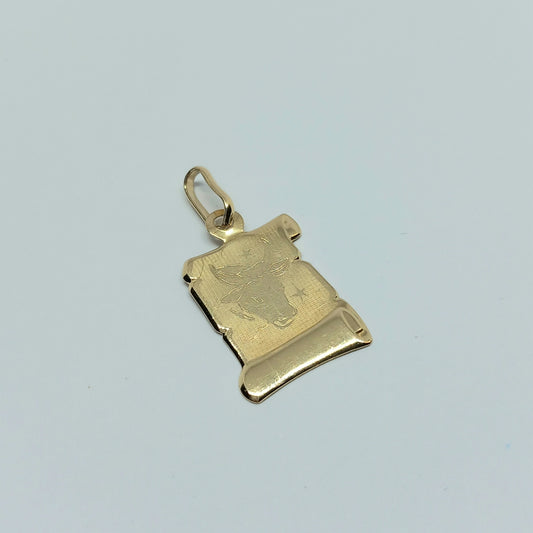 Zlatý přívěšek 14k 585/1000 Býk - zlato žluté - použité