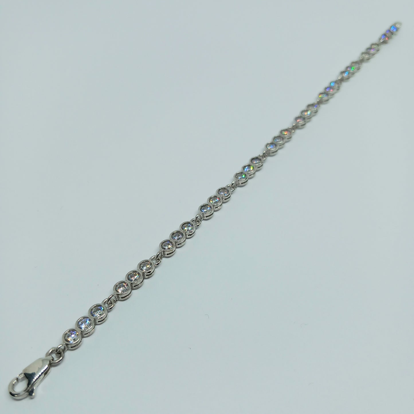 Zlatý náramek 14k 585/1000 - zlato bílé- jako nové