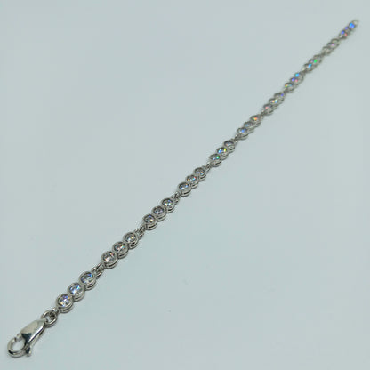 Zlatý náramek 14k 585/1000 - zlato bílé- jako nové