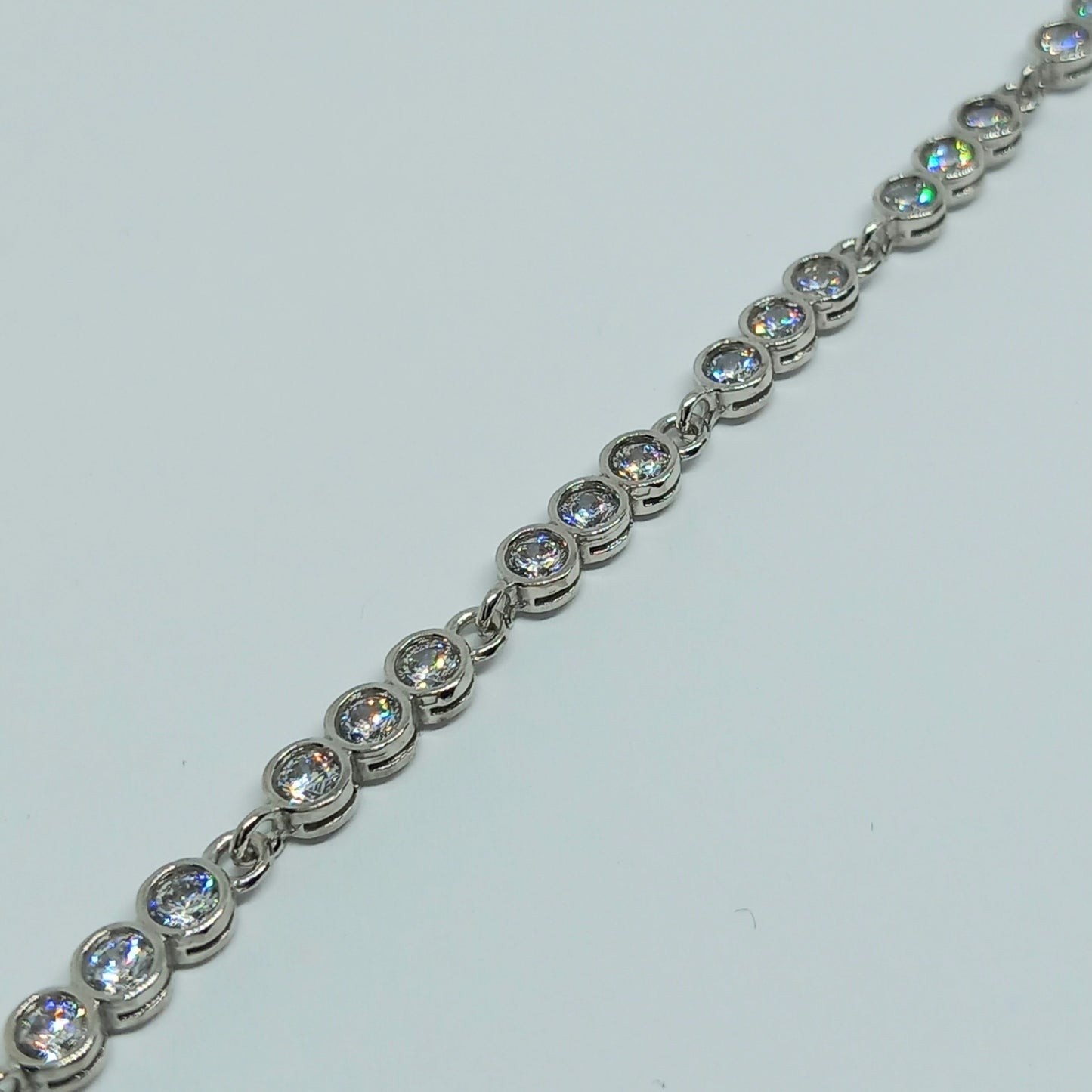 Zlatý náramek 14k 585/1000 - zlato bílé- jako nové